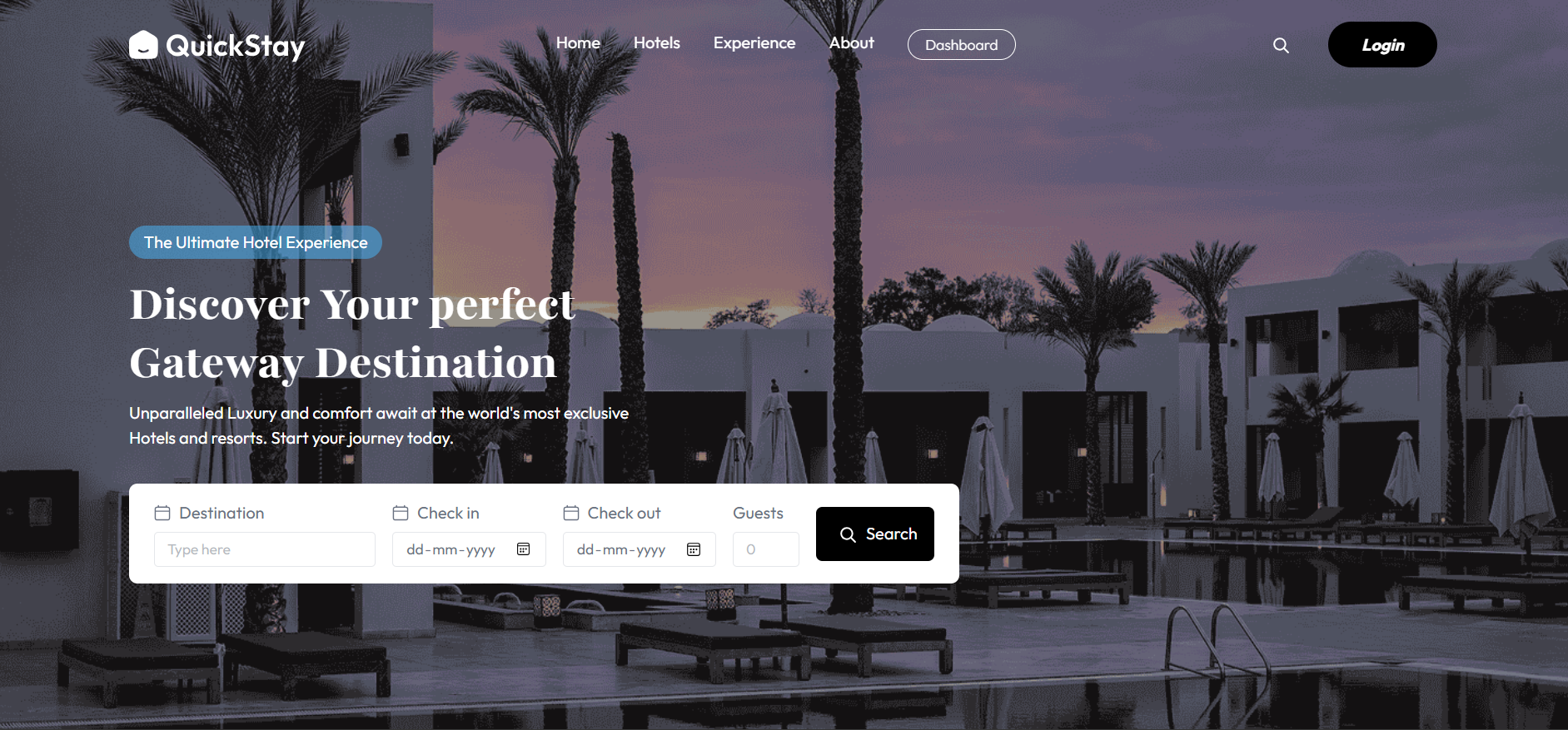 Hotel Booking Web App